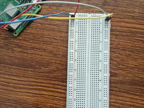 24 May — First wiring. The Pi talking to a breadboard over I²C. Nothing measured yet — just getting the buses up.