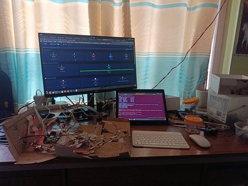11 June — Jury Day. The whole suite live on the dashboard at once — air, soil and gas channels updating together.